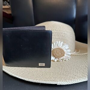 Salvatore ferragamo Two-fold wallet leather Authentic used